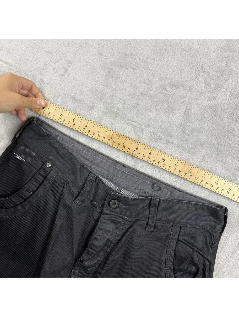G-Star Raw Denim Jeans Cargo Utility Pants 30x30 Button Fly Tactical CSKD3301